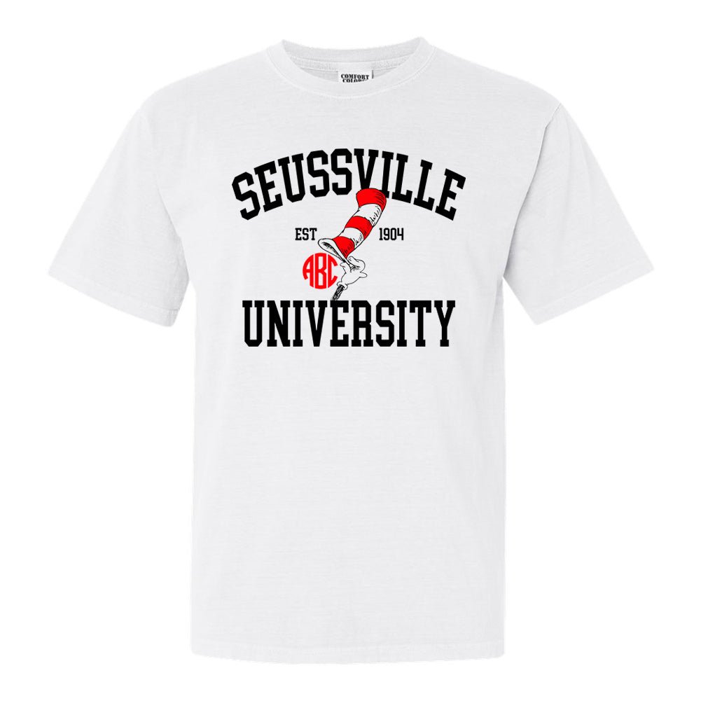 Monogrammed 'Seussville University' Tee - United Monograms