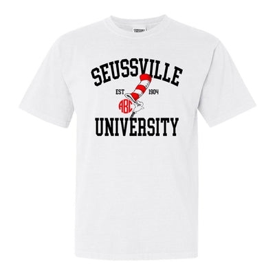 Monogrammed 'Seussville University' Tee - United Monograms