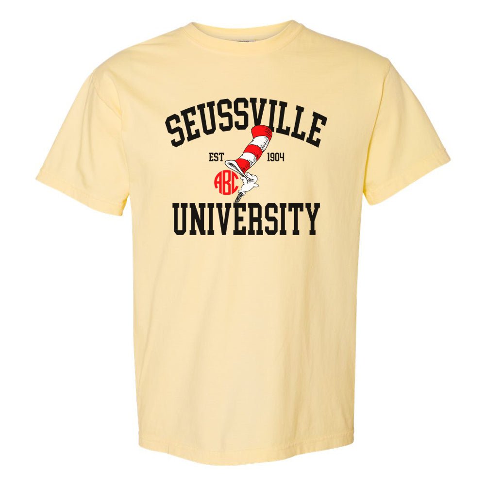 Monogrammed 'Seussville University' Tee - United Monograms