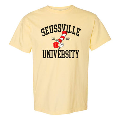 Monogrammed 'Seussville University' Tee - United Monograms