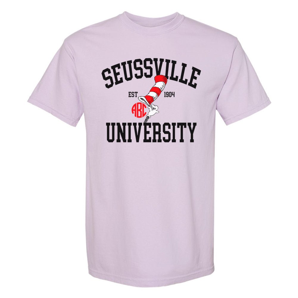Monogrammed 'Seussville University' Tee - United Monograms