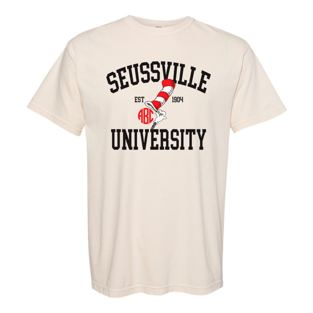 Monogrammed 'Seussville University' Tee - United Monograms