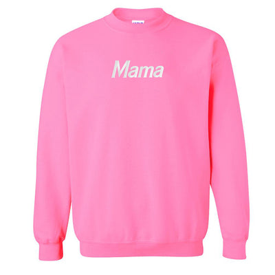 Mama Embroidered Crewneck Sweatshirt