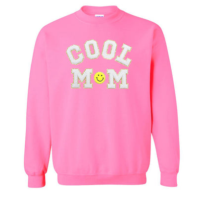 Cool Mom Letter Patch Sweatshirt