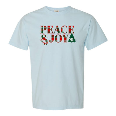 Monogrammed 'Peace & Joy' T-Shirt