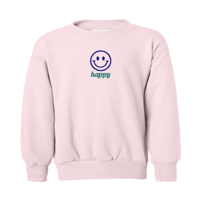 Kids 'Smiley Face' Crewneck Sweatshirt