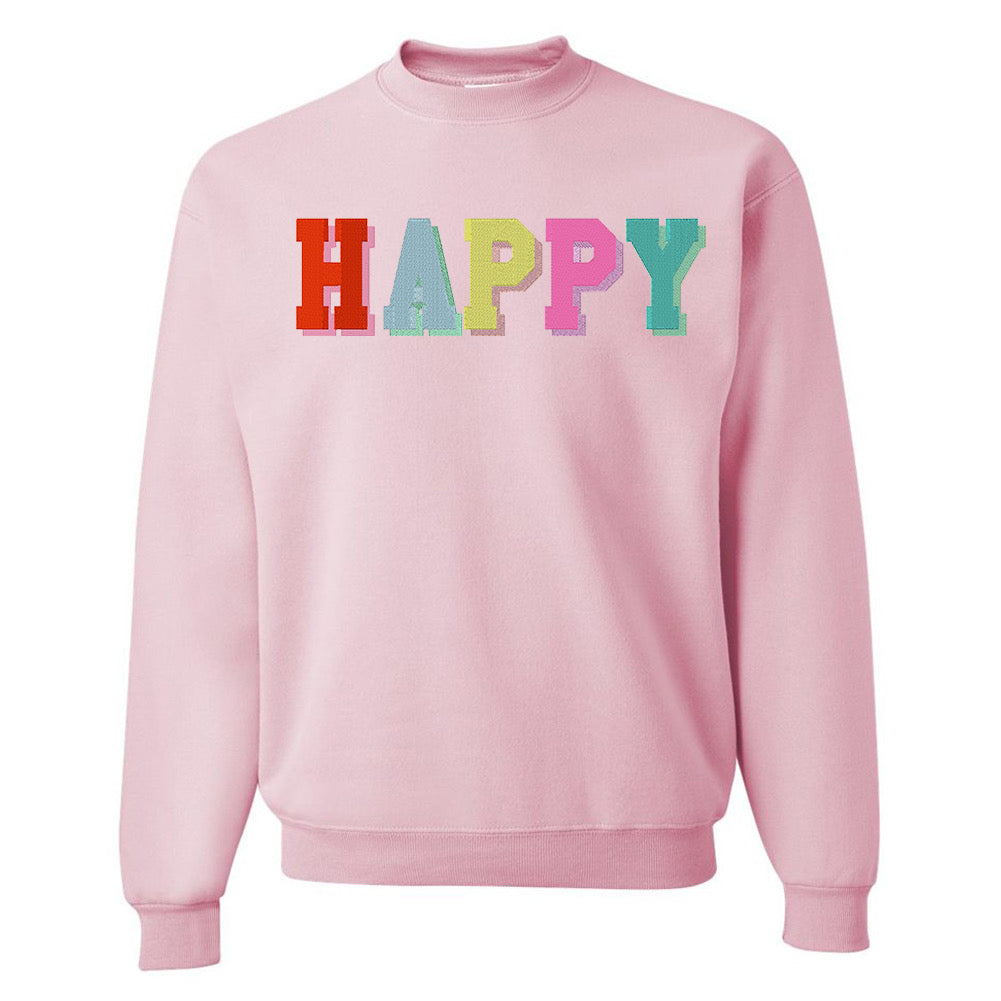 'Happy' Crewneck Sweatshirt
