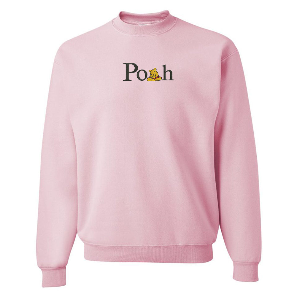 'Pooh' Embroidered Crewneck Sweatshirt