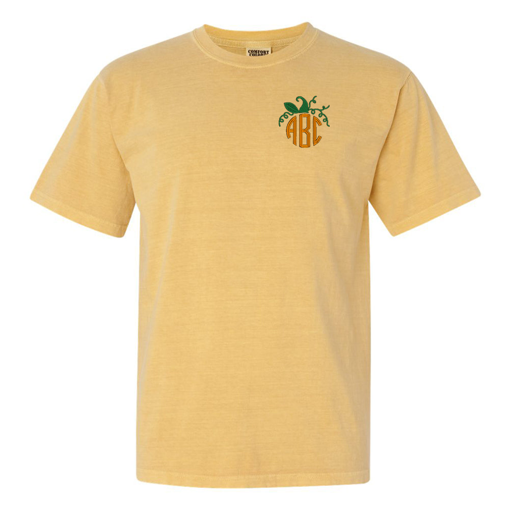 Monogrammed Pumpkin T-Shirt