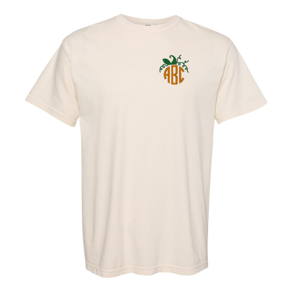 Monogrammed Pumpkin T-Shirt