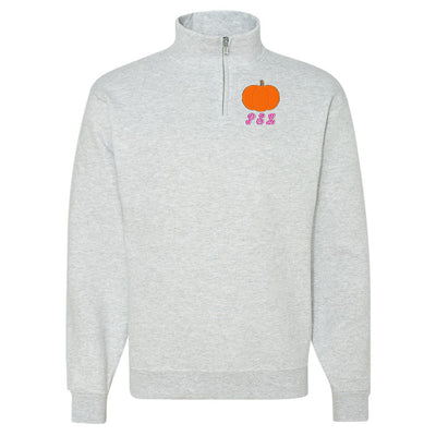 Make It Yours™ Pumpkin Quarter Zip Sweatshirt