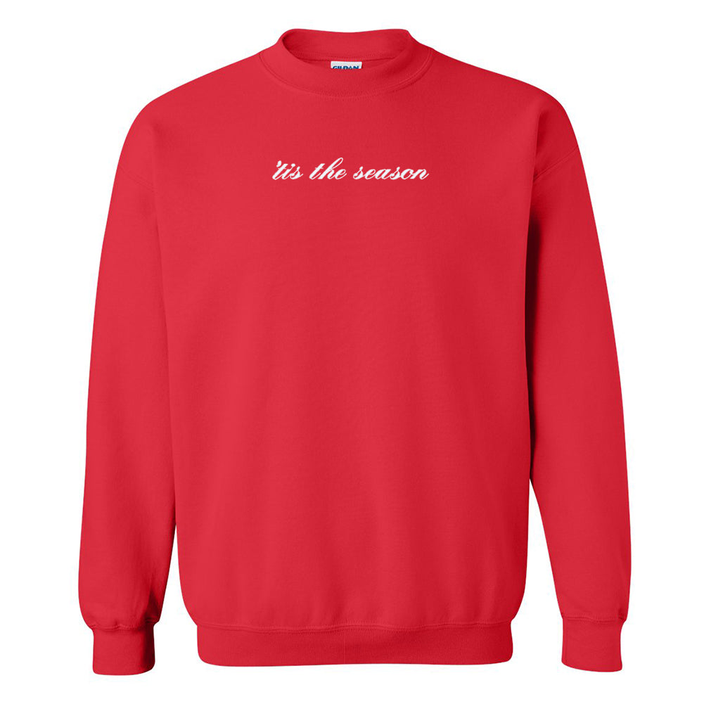'Tis The Season Embroidered Crewneck Sweatshirt