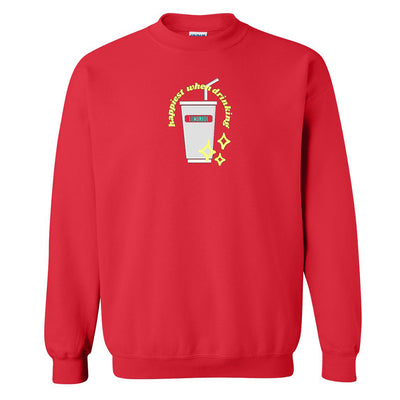 Make It Yours™ 'Happiest When Drinking...' Crewneck Sweatshirt