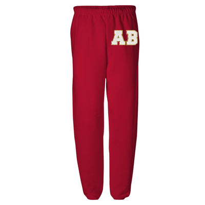 Initialed Letter Patch Sweatpants