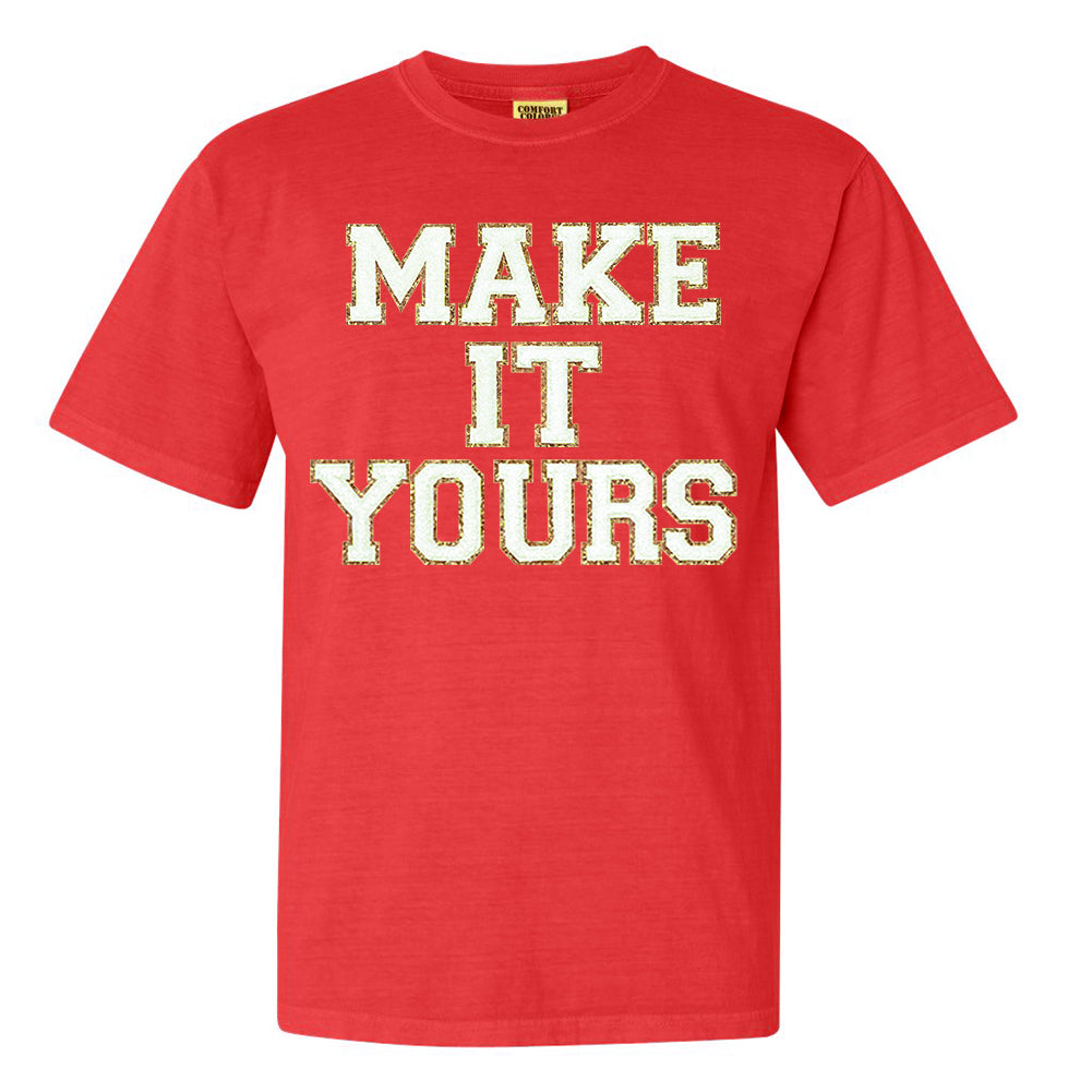 Make It Yours™ Letter Patch Gameday T-Shirt
