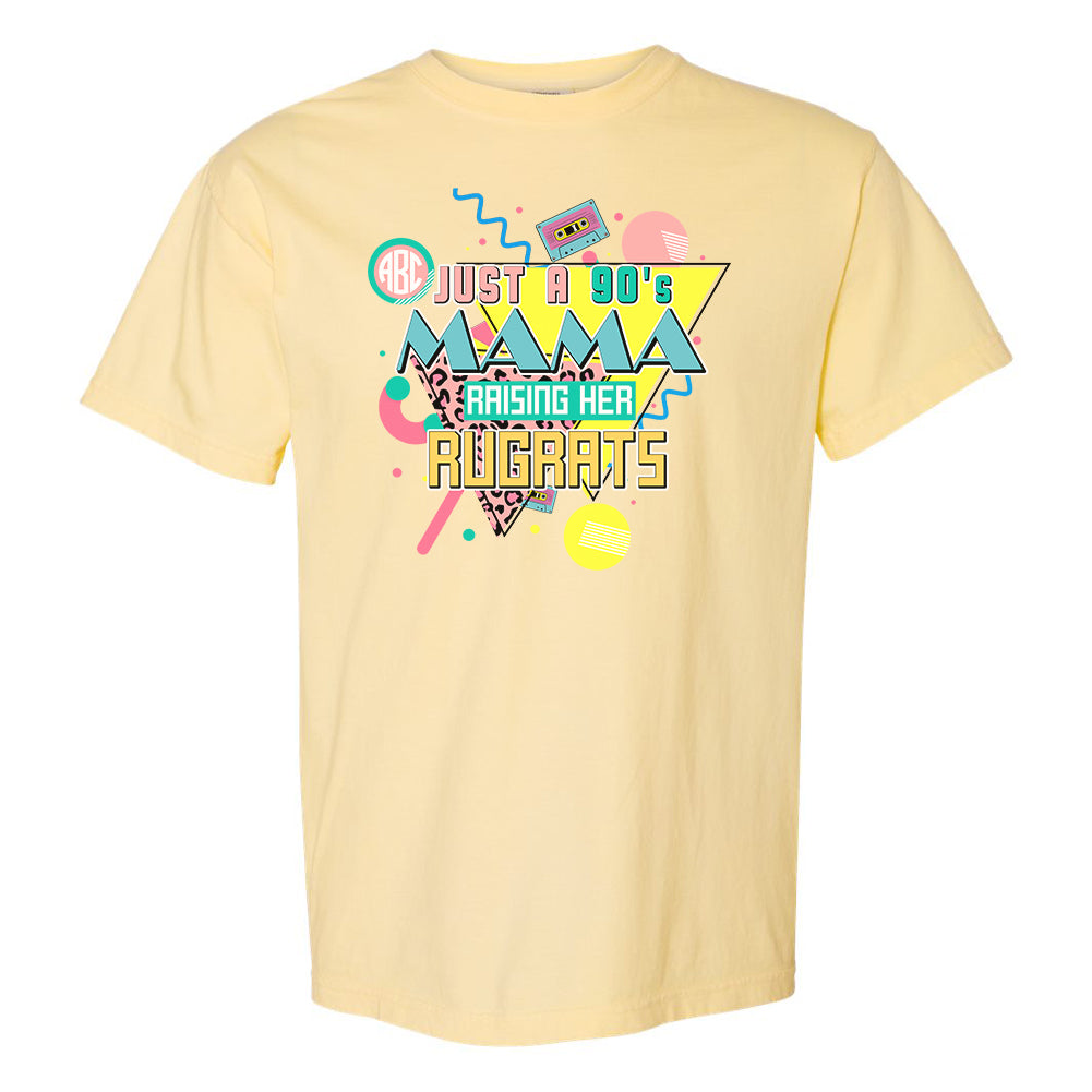 Monogrammed '90's Mama' T-Shirt