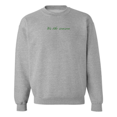 'Tis The Season Embroidered Crewneck Sweatshirt