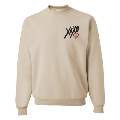 Monogrammed 'XOXO' Crewneck Sweatshirt
