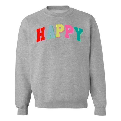 'Happy' Crewneck Sweatshirt