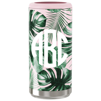 Monogrammed Glitter Skinny Can Cooler – Southern Touch Monograms