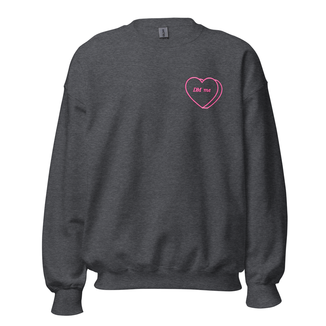 【GRAVER】24FW★ Dot Silhouette Heart Sweatshirt GRAVER】24FW☆ Dot Silhouette Heart Sweatshirt (GRAVER