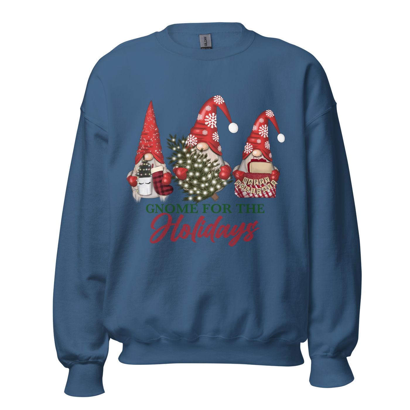Monogrammed 'Gnome For The Holidays' Crewneck Sweatshirt