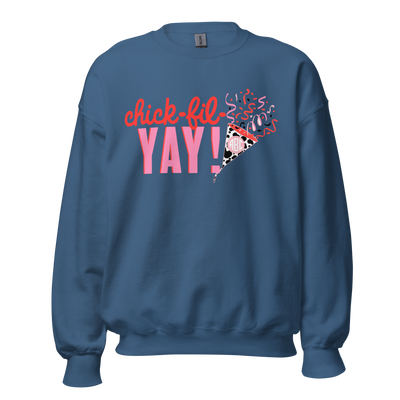 Monogrammed 'Chick-fil-YAY' Crewneck Sweatshirt
