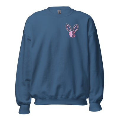 Monogrammed Bunny Ears Crewneck Sweatshirt