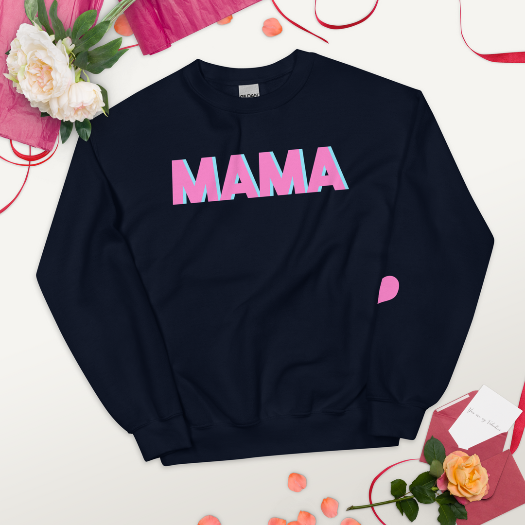 Initialed 'Mama' Crewneck Sweatshirt – United Monograms