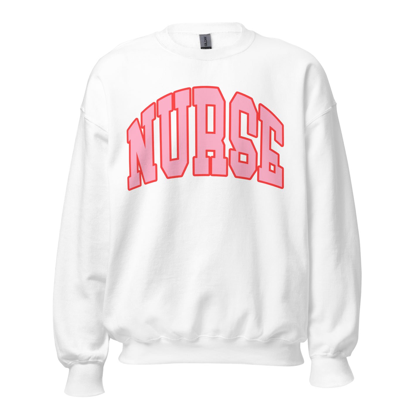 'Block Nurse' Crewneck Sweatshirt - United Monograms