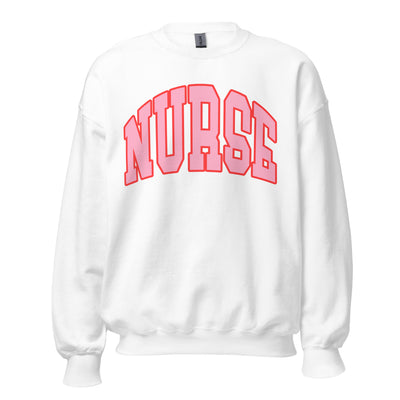 'Block Nurse' Crewneck Sweatshirt - United Monograms