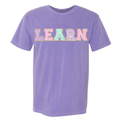 Learn Letter Patch Comfort Colors T-Shirt