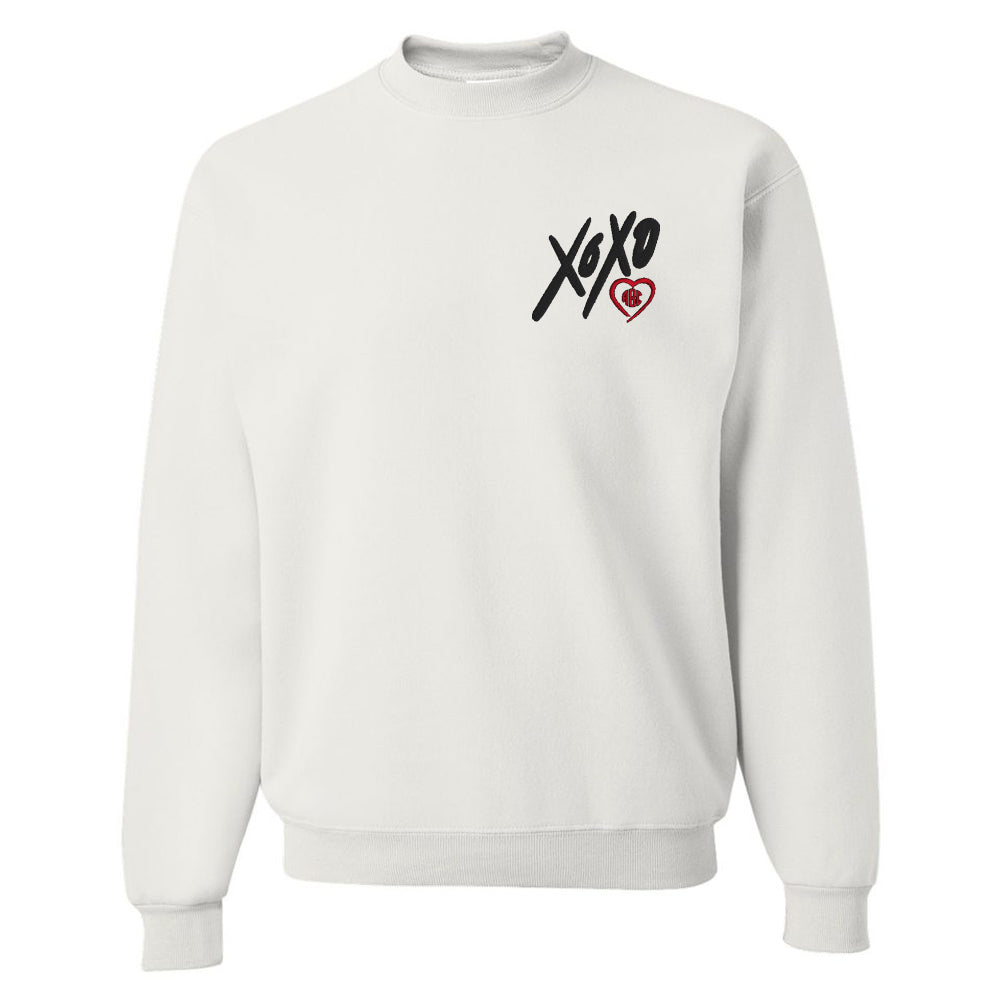 Monogrammed 'XOXO' Crewneck Sweatshirt