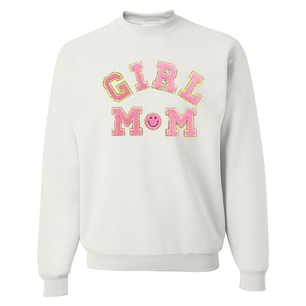 Girl Mom Letter Patch Sweatshirt