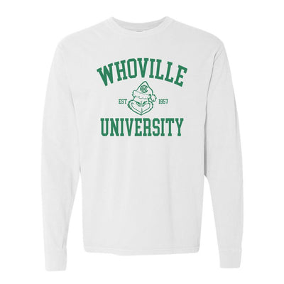 Monogrammed 'Whoville University' Long Sleeve T-Shirt
