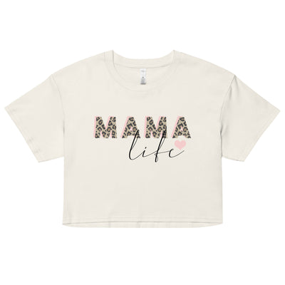 'Mama Life' women's crop top