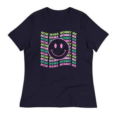 'Mom, Mama, Mommy, Ma' women's relaxed tee