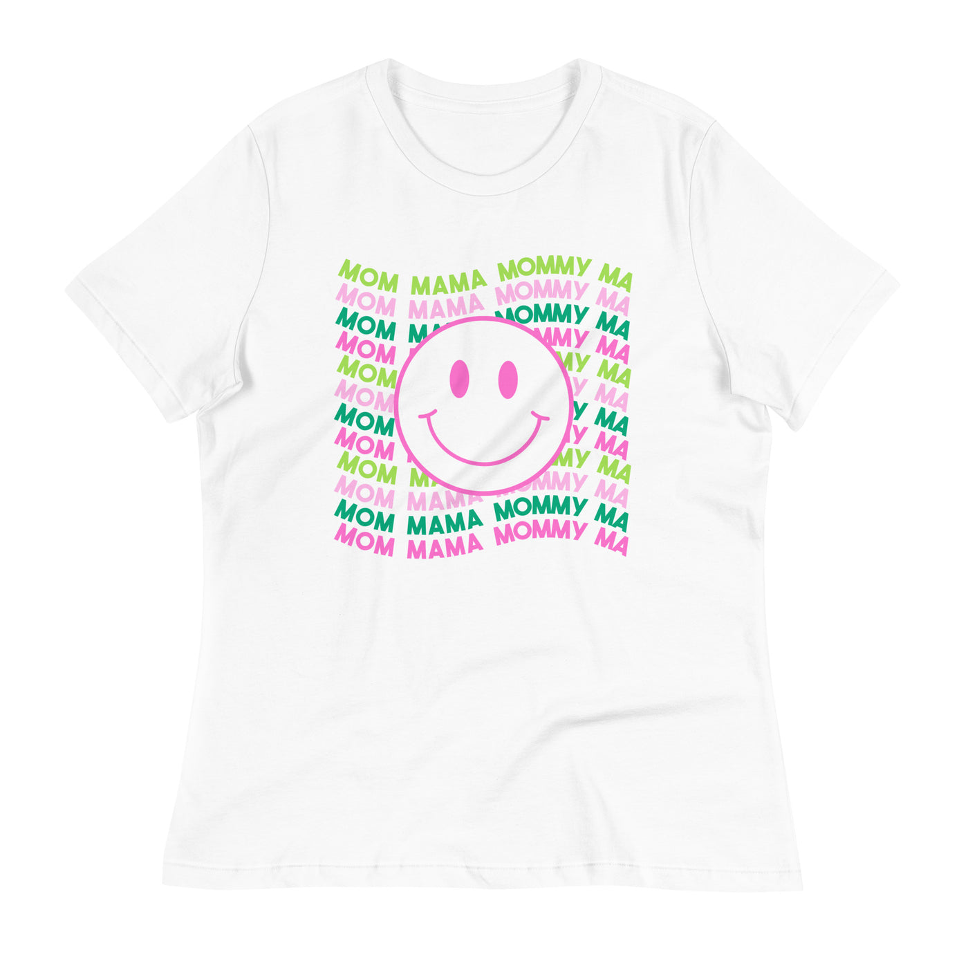 'Mom, Mama, Mommy, Ma' women's relaxed tee