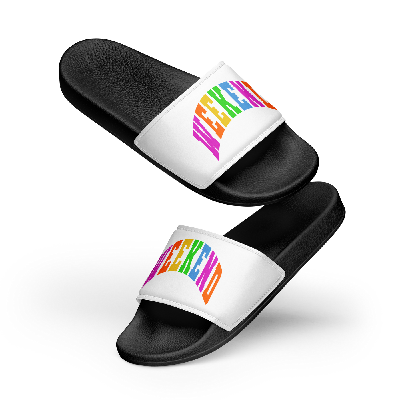 Colorful 'Weekend' Women's Slides