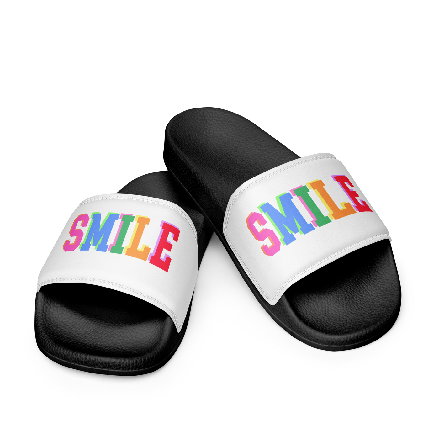 'Smile Block' Women's Slides