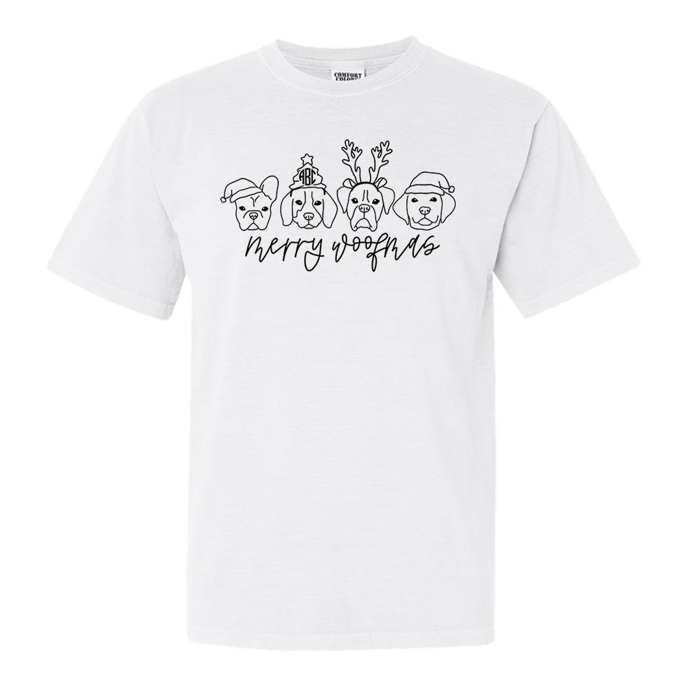 Monogrammed 'Merry Woofmas' T-Shirt