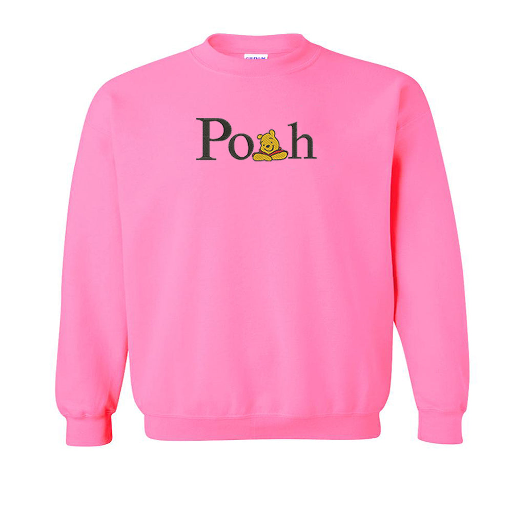Kids 'Pooh' Embroidered Crewneck Sweatshirt